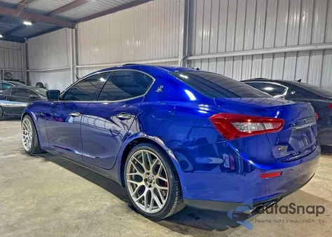 2014 Maserati Ghibli S z USA, uszkodzony, nr VIN ZAM57RTA0E1087454